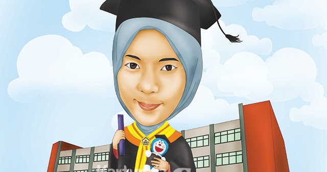 Detail Karikatur Wisuda Pasangan Nomer 40