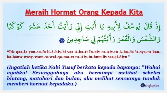 Detail Karomah Surat Yusuf Nomer 50