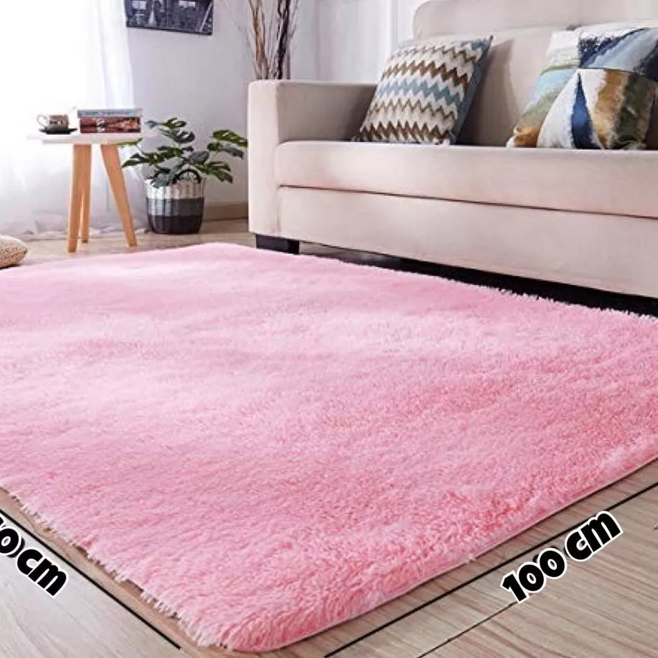 Detail Karpet Bulu Pink Nomer 4
