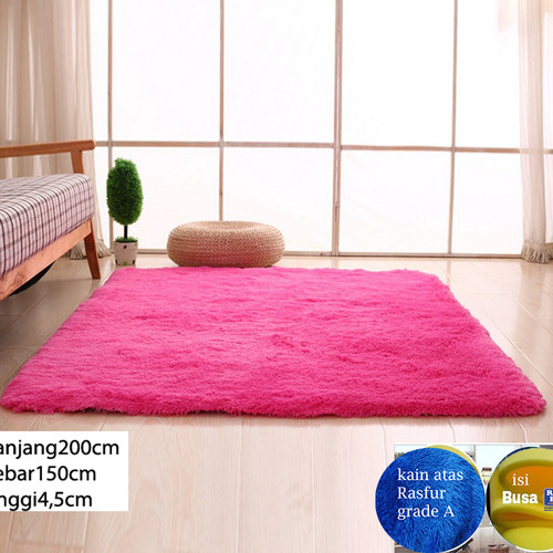 Detail Karpet Bulu Pink Nomer 46