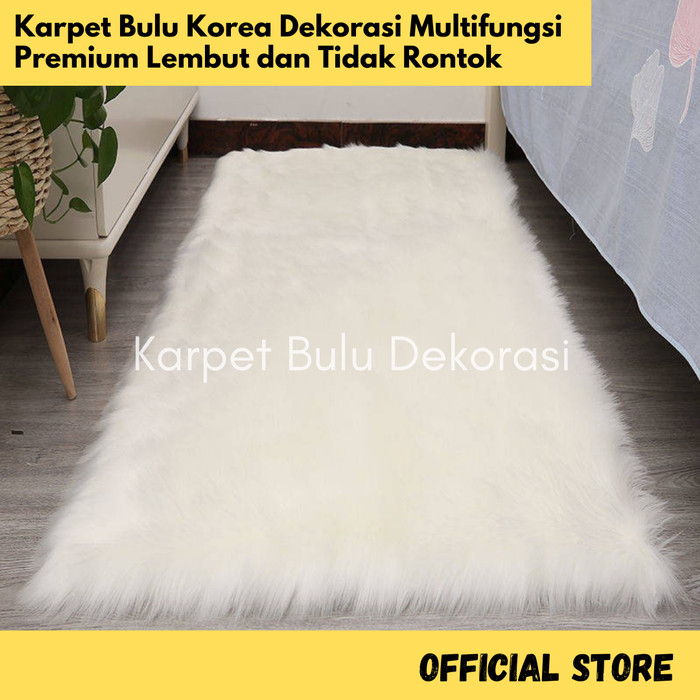 Detail Karpet Bulu Warna Putih Nomer 34