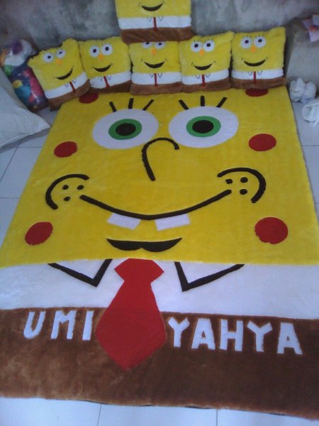 Detail Karpet Karakter Spongebob Nomer 3