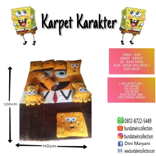 Detail Karpet Karakter Spongebob Nomer 56