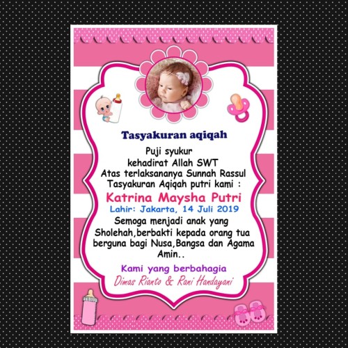 Detail Kartu Aqiqah Nomer 48