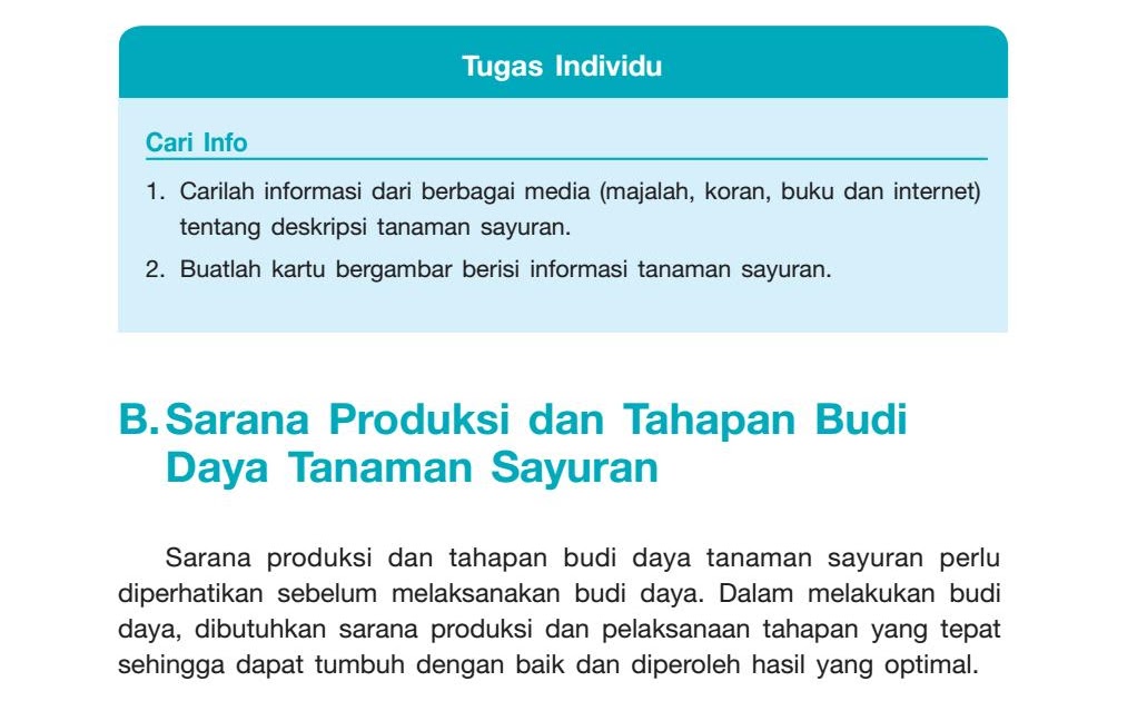 Detail Kartu Bergambar Berisi Informasi Tanaman Sayuran Nomer 5