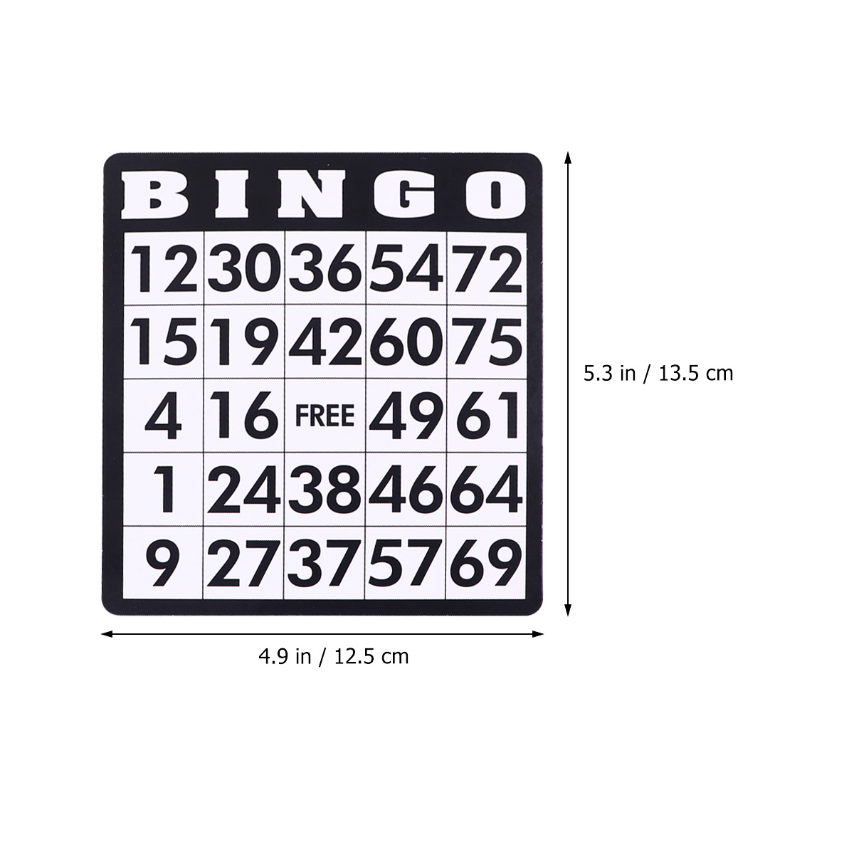 Detail Kartu Bingo Lengkap Nomer 33