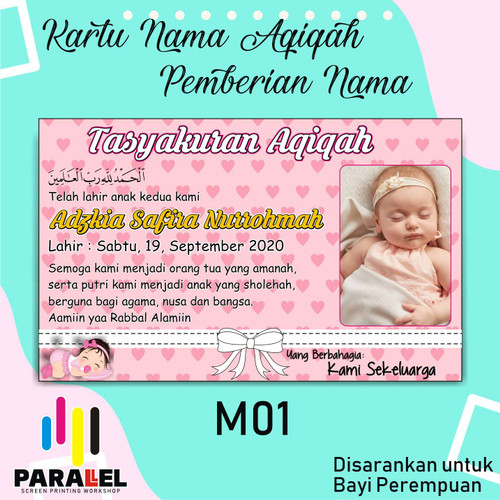 Detail Kartu Nama Bayi Nomer 14