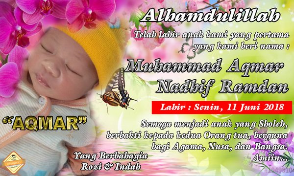 Detail Kartu Nama Bayi Nomer 38