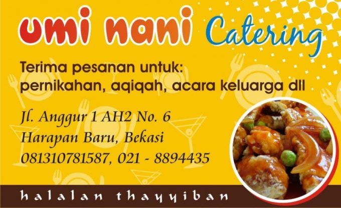 Detail Kartu Nama Catering Nomer 3