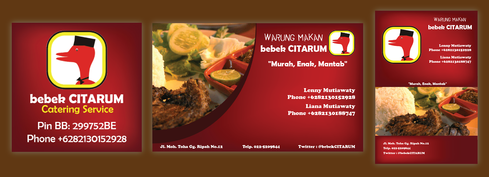 Detail Kartu Nama Catering Makanan Nomer 41