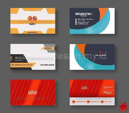 Detail Kartu Nama Elegan Cdr Nomer 24