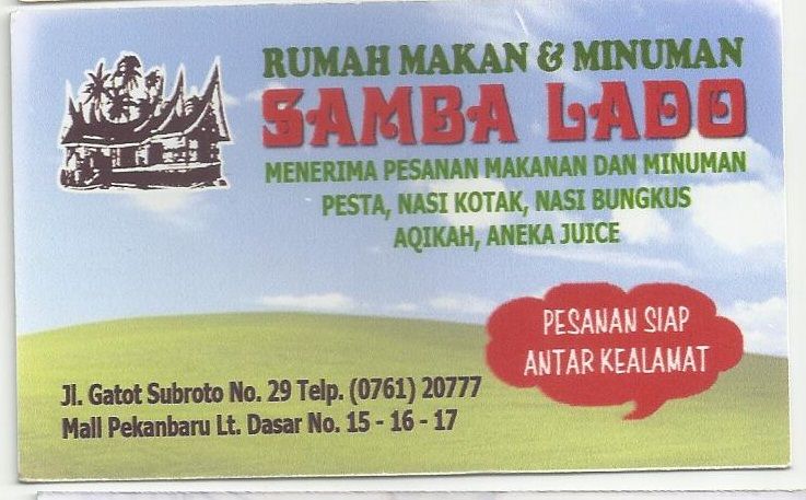 Detail Kartu Nama Rumah Makan Nomer 15