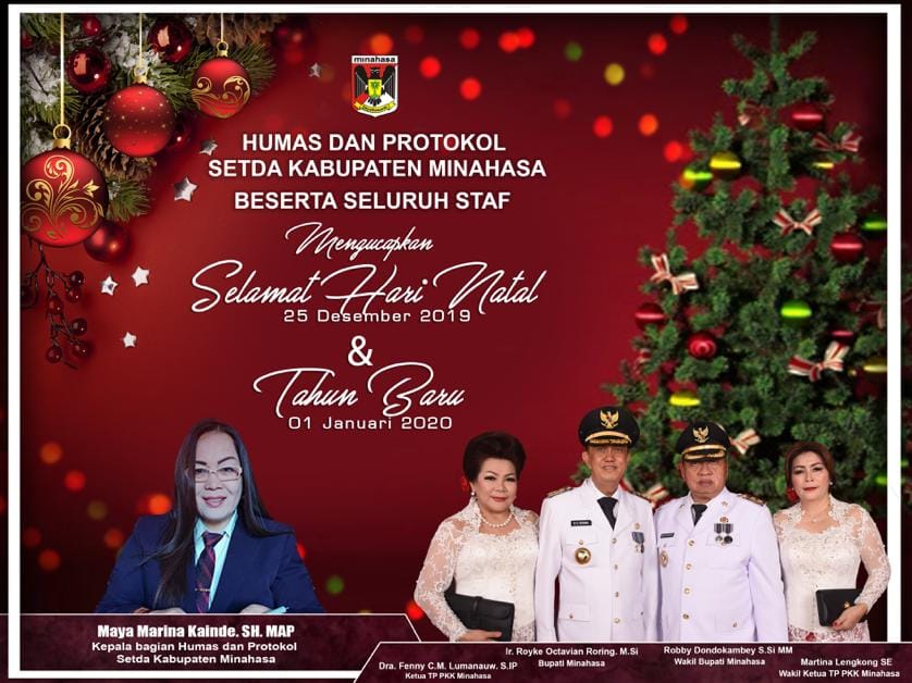 Detail Kartu Natal 2019 Dan Tahun Baru 2020 Nomer 44