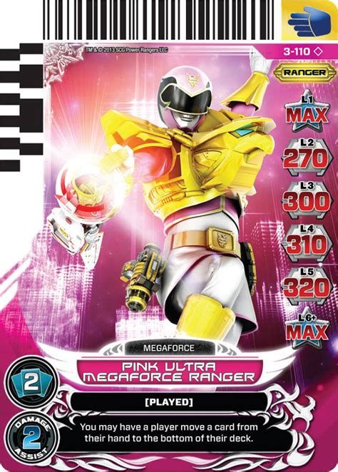 Detail Kartu Power Rangers Megaforce Nomer 23