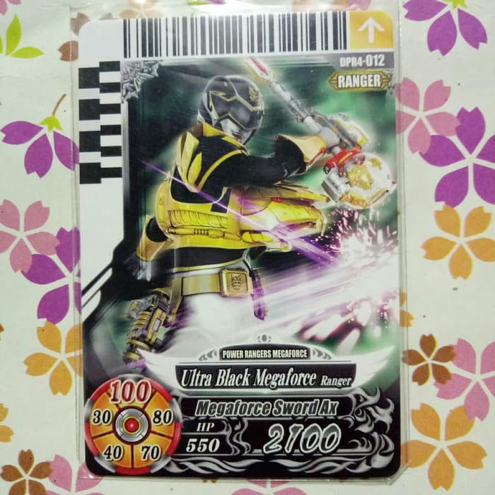 Detail Kartu Power Rangers Megaforce Nomer 9