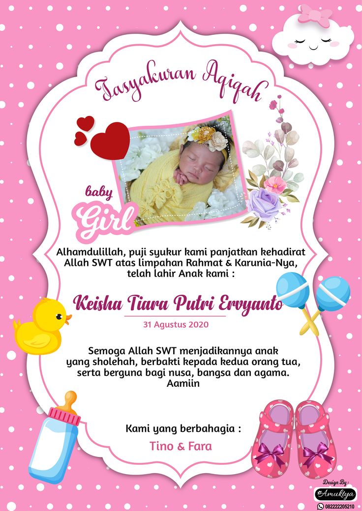 Detail Kartu Syukuran Kelahiran Bayi Nomer 51