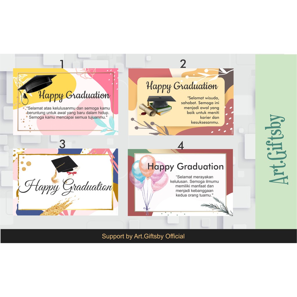 Detail Kartu Ucapan Graduation Card Nomer 34