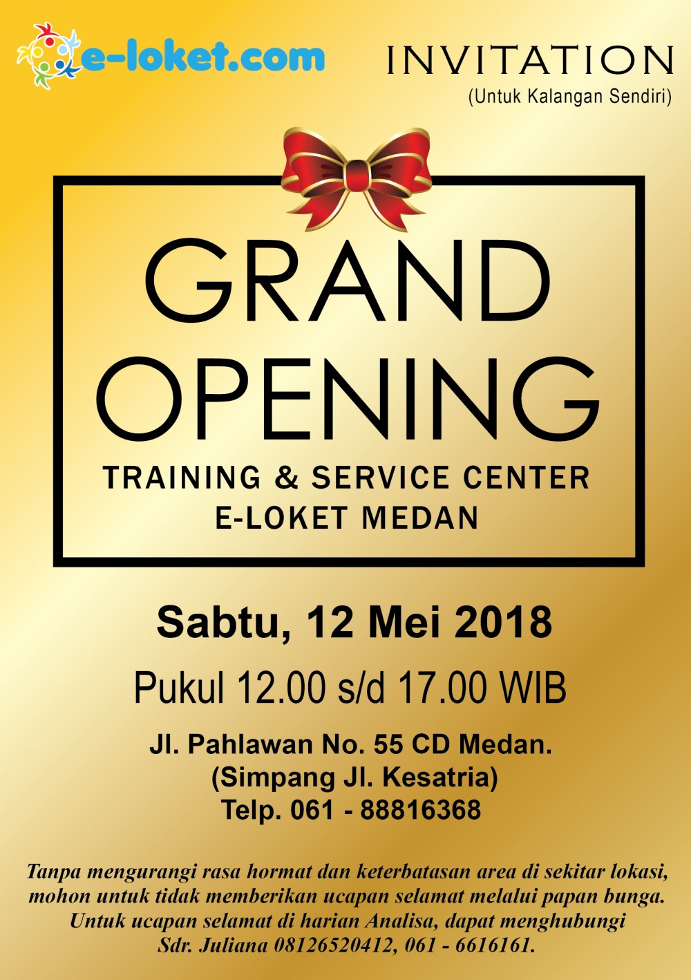 Detail Kartu Ucapan Grand Opening Nomer 28