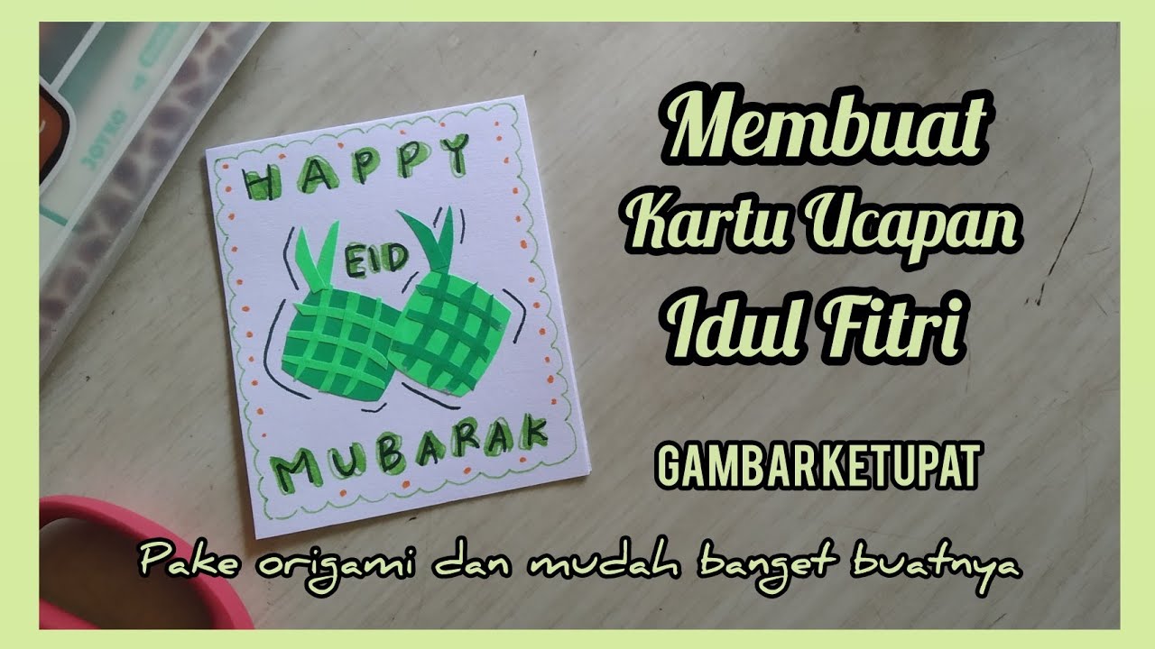 Detail Kartu Ucapan Idul Fitri Ketupat Nomer 35