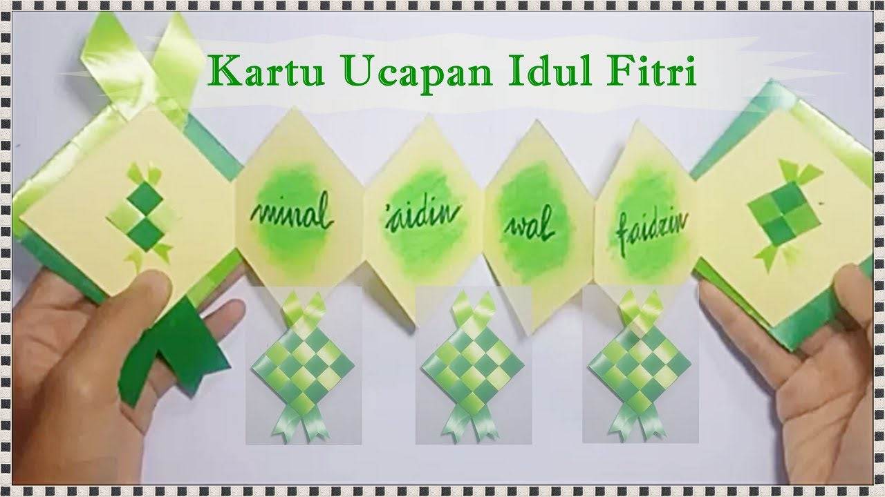 Detail Kartu Ucapan Idul Fitri Ketupat Nomer 8