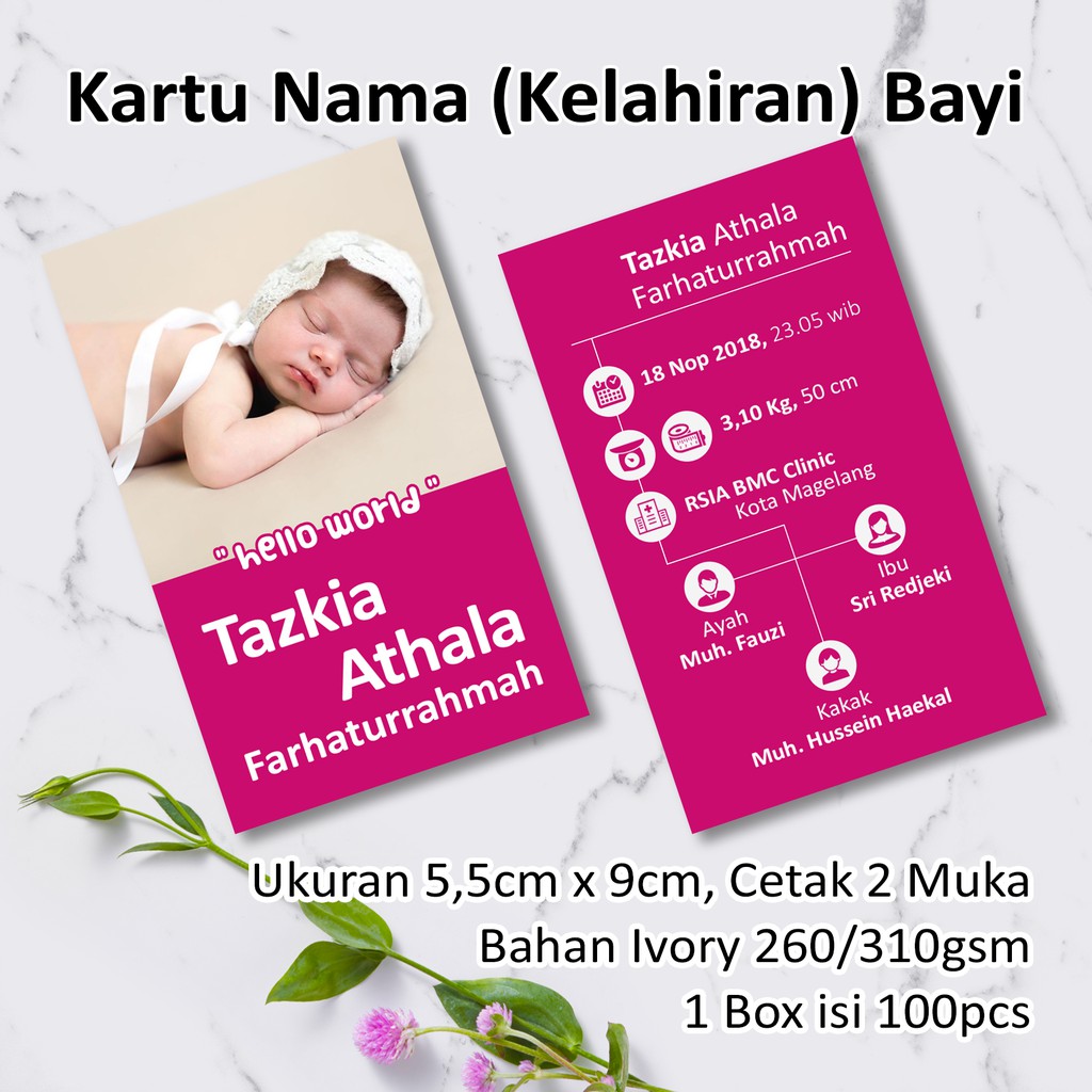 Detail Kartu Ucapan Pemberian Nama Bayi Nomer 28