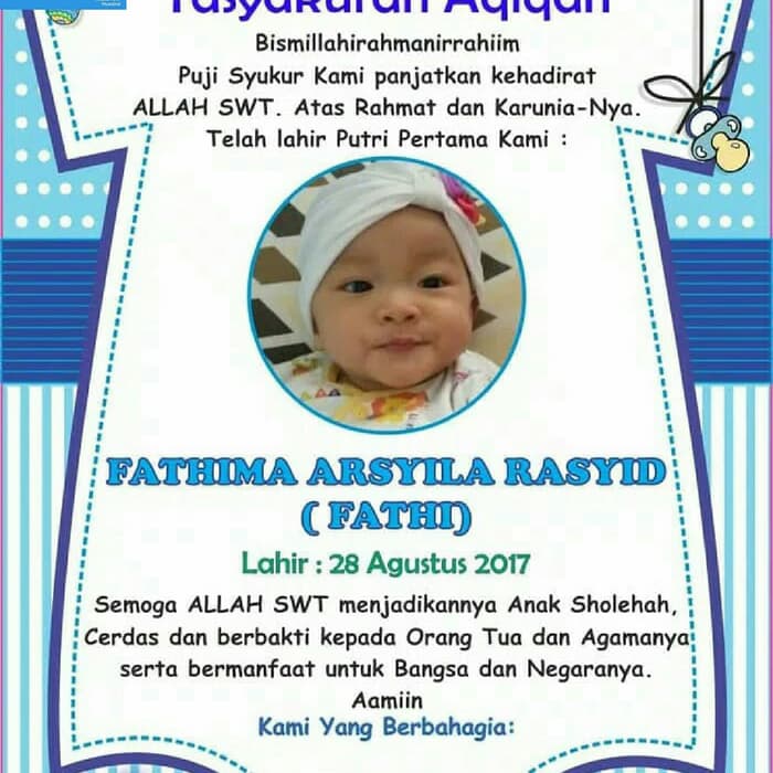 Detail Kartu Ucapan Selapanan Bayi Nomer 36