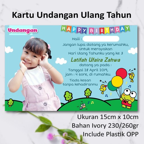 Detail Kartu Ulang Tahun Anak Nomer 2