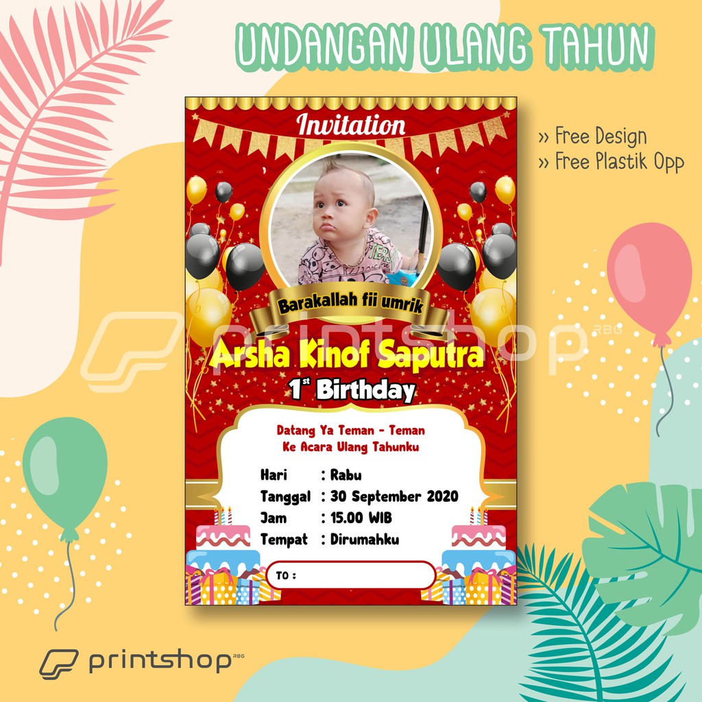 Detail Kartu Ulang Tahun Anak Nomer 16