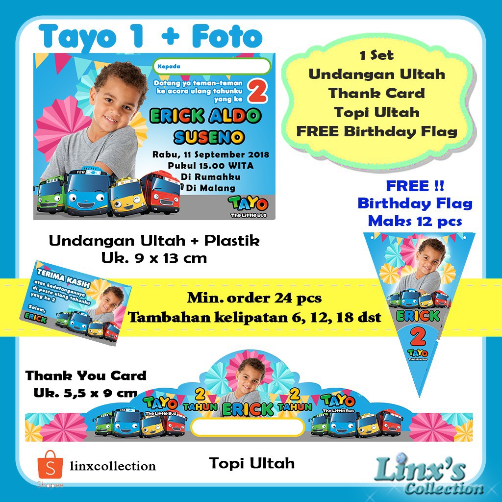 Detail Kartu Ulang Tahun Anak Nomer 29