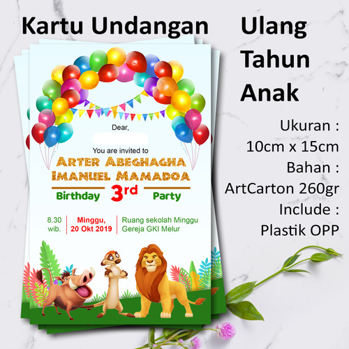 Detail Kartu Ulang Tahun Anak Nomer 36