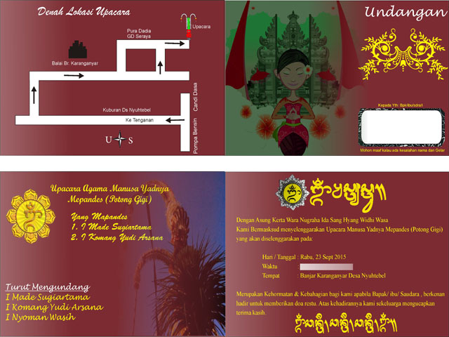 Detail Kartu Undangan Bali Nomer 5