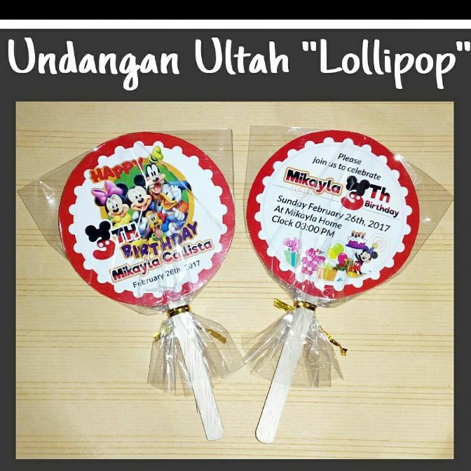 Detail Kartu Undangan Ulang Tahun Unik Nomer 18
