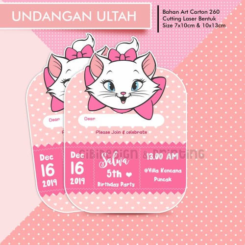 Detail Kartu Undangan Ulang Tahun Unik Nomer 27