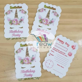 Detail Kartu Undangan Ulang Tahun Unik Nomer 28