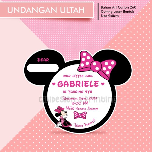 Detail Kartu Undangan Ulang Tahun Unik Nomer 4