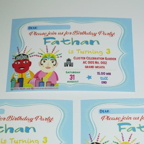 Detail Kartu Undangan Ulang Tahun Unik Nomer 55