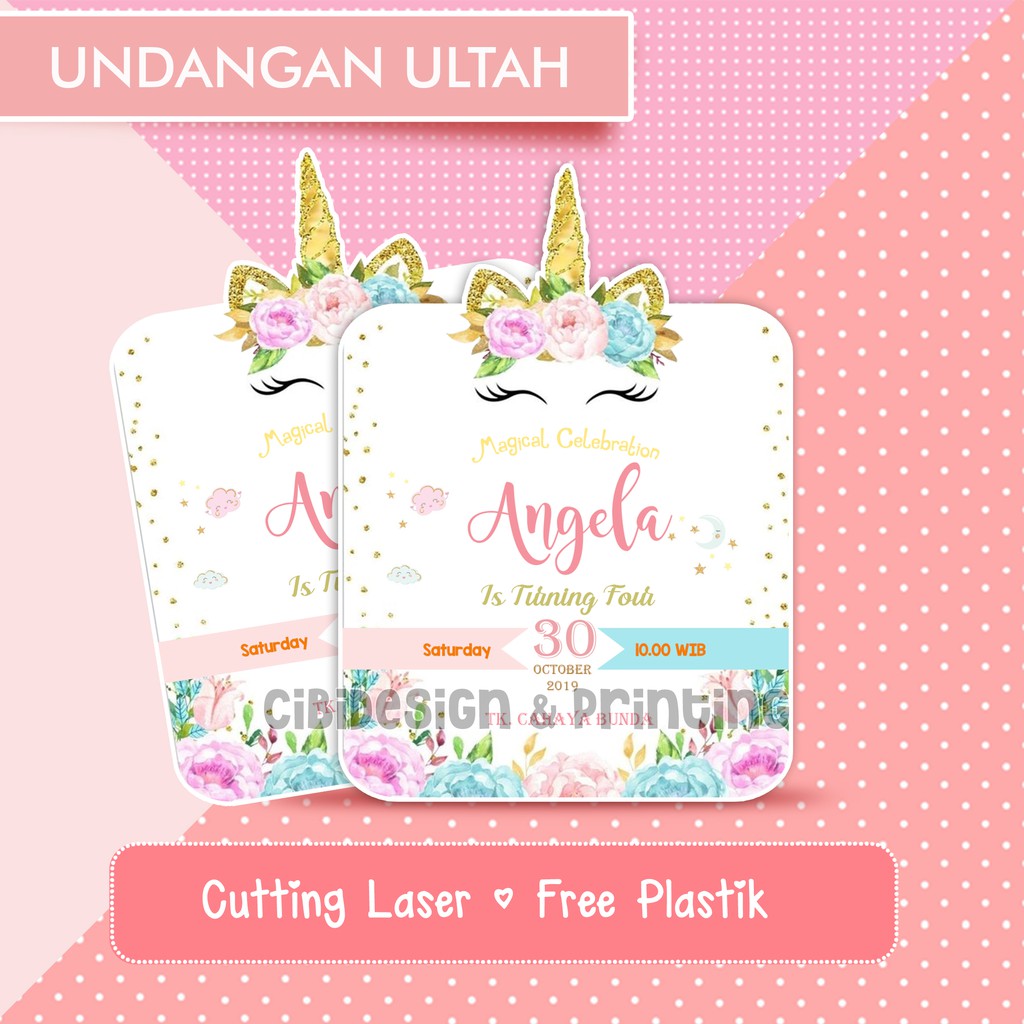 Detail Kartu Undangan Ulang Tahun Unik Nomer 7