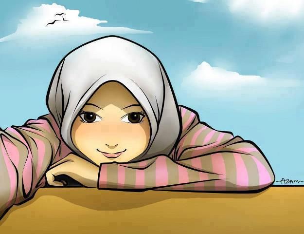 Detail Kartun Akhwat Muslimah Nomer 12