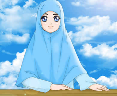 Detail Kartun Akhwat Muslimah Nomer 47