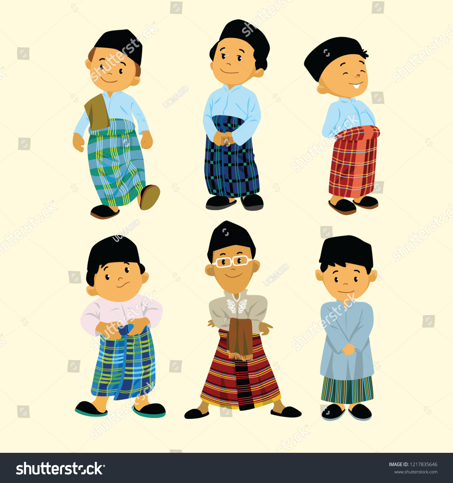 Detail Kartun Anak Muslim Vector Nomer 30