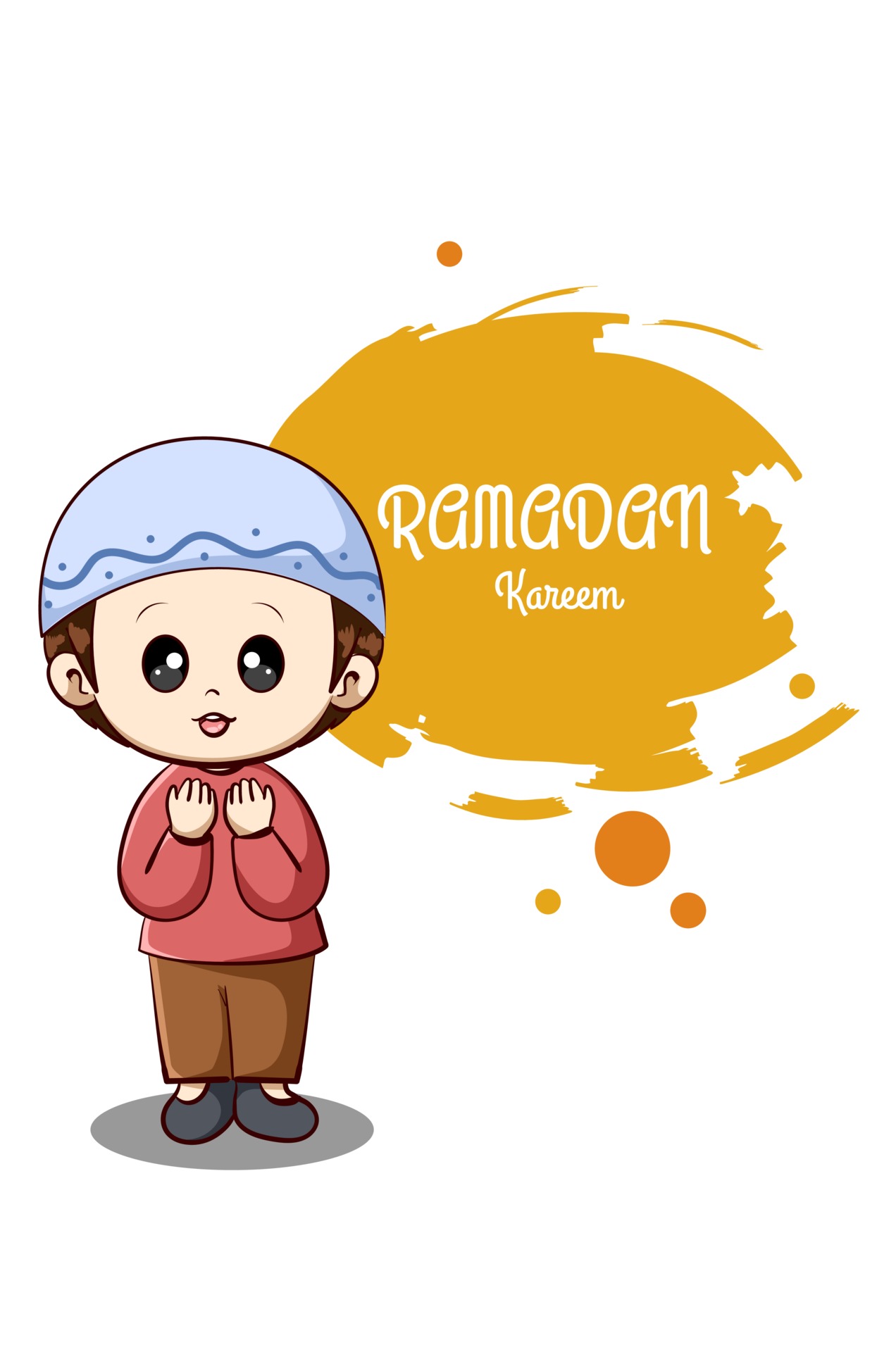 Detail Kartun Anak Muslim Vector Nomer 58