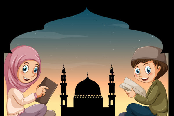 Detail Kartun Baca Alquran Nomer 10