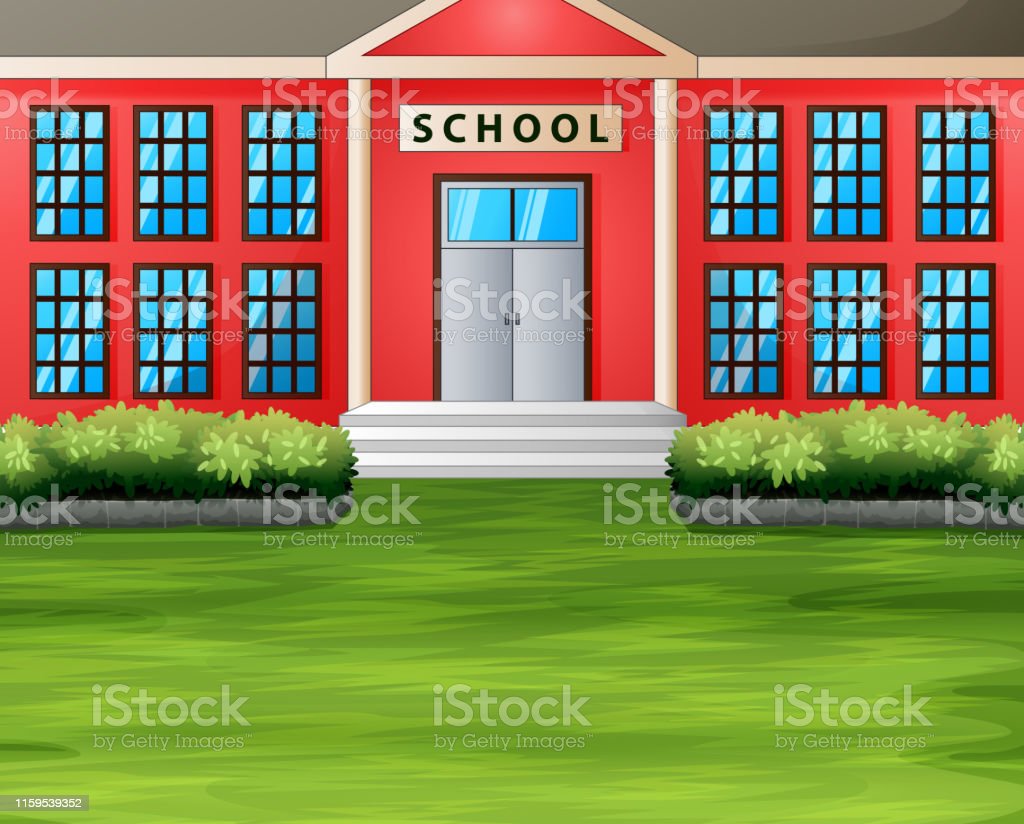 Detail Kartun Bangunan Sekolah Nomer 33