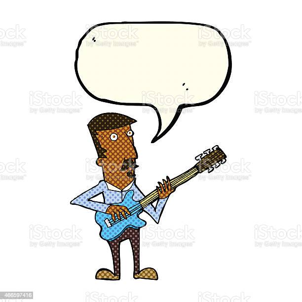 Detail Kartun Bermain Gitar Nomer 48
