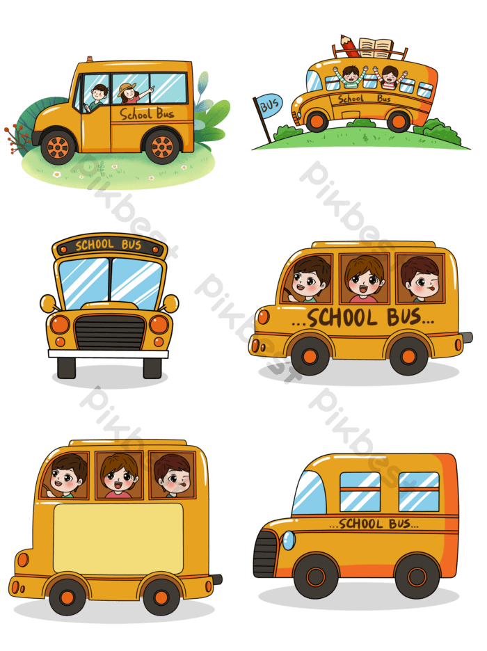 Detail Kartun Bus Sekolah Nomer 48