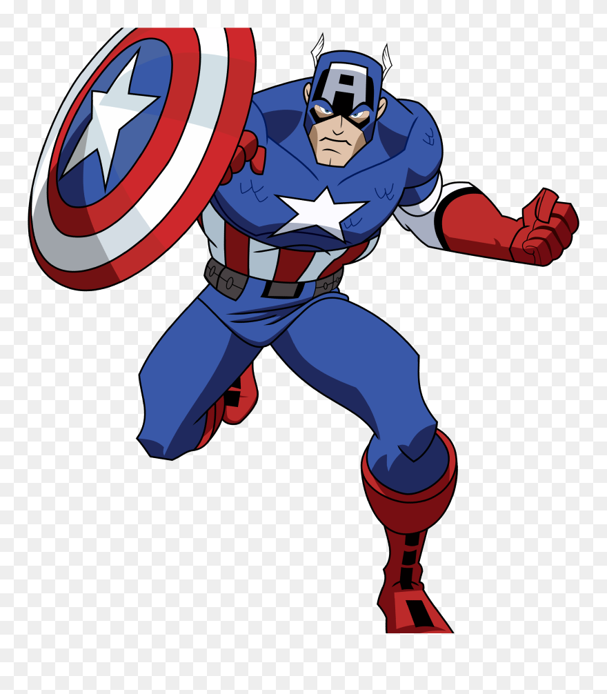 Detail Kartun Captain America Nomer 23