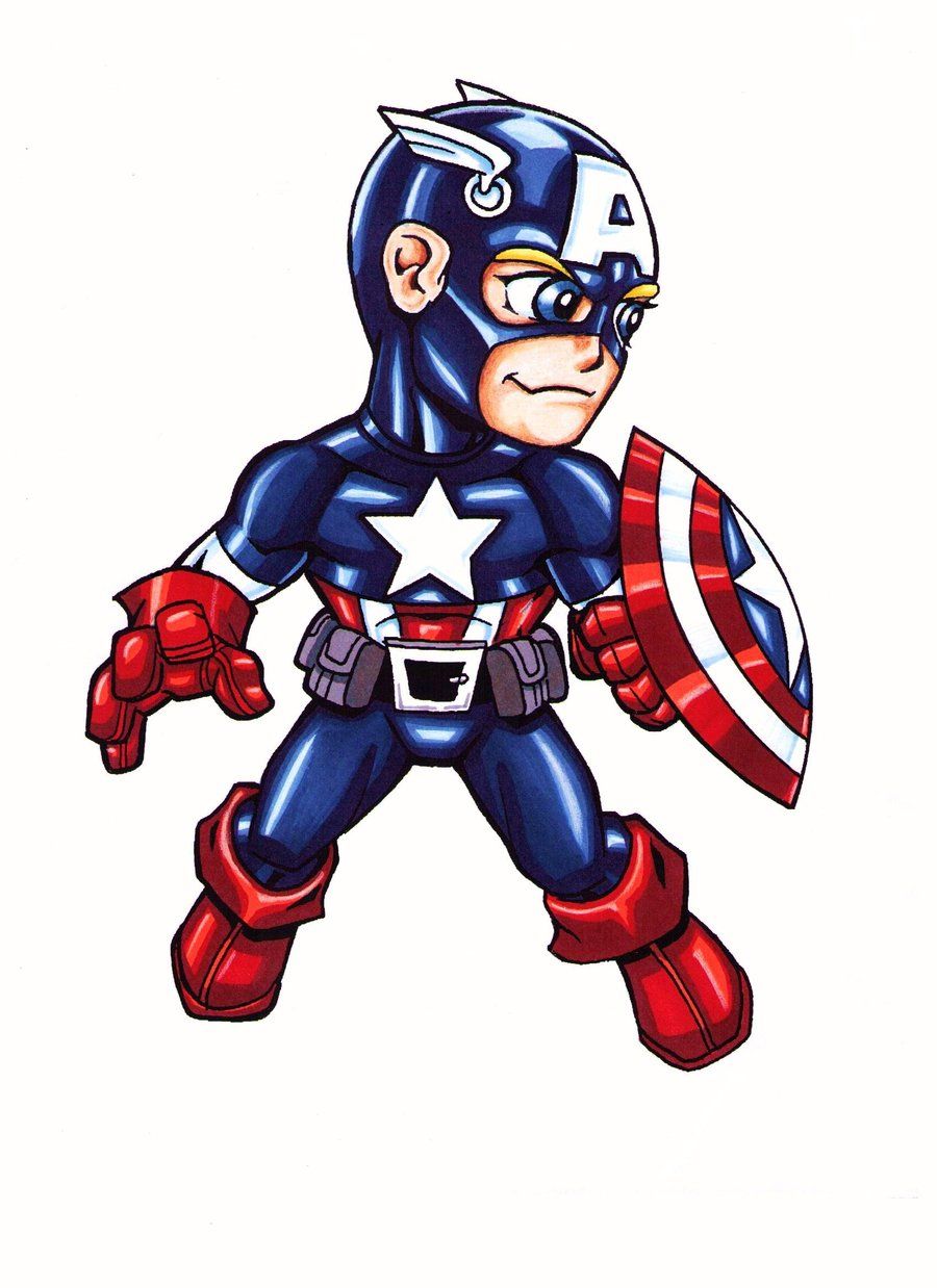 Detail Kartun Captain America Nomer 58