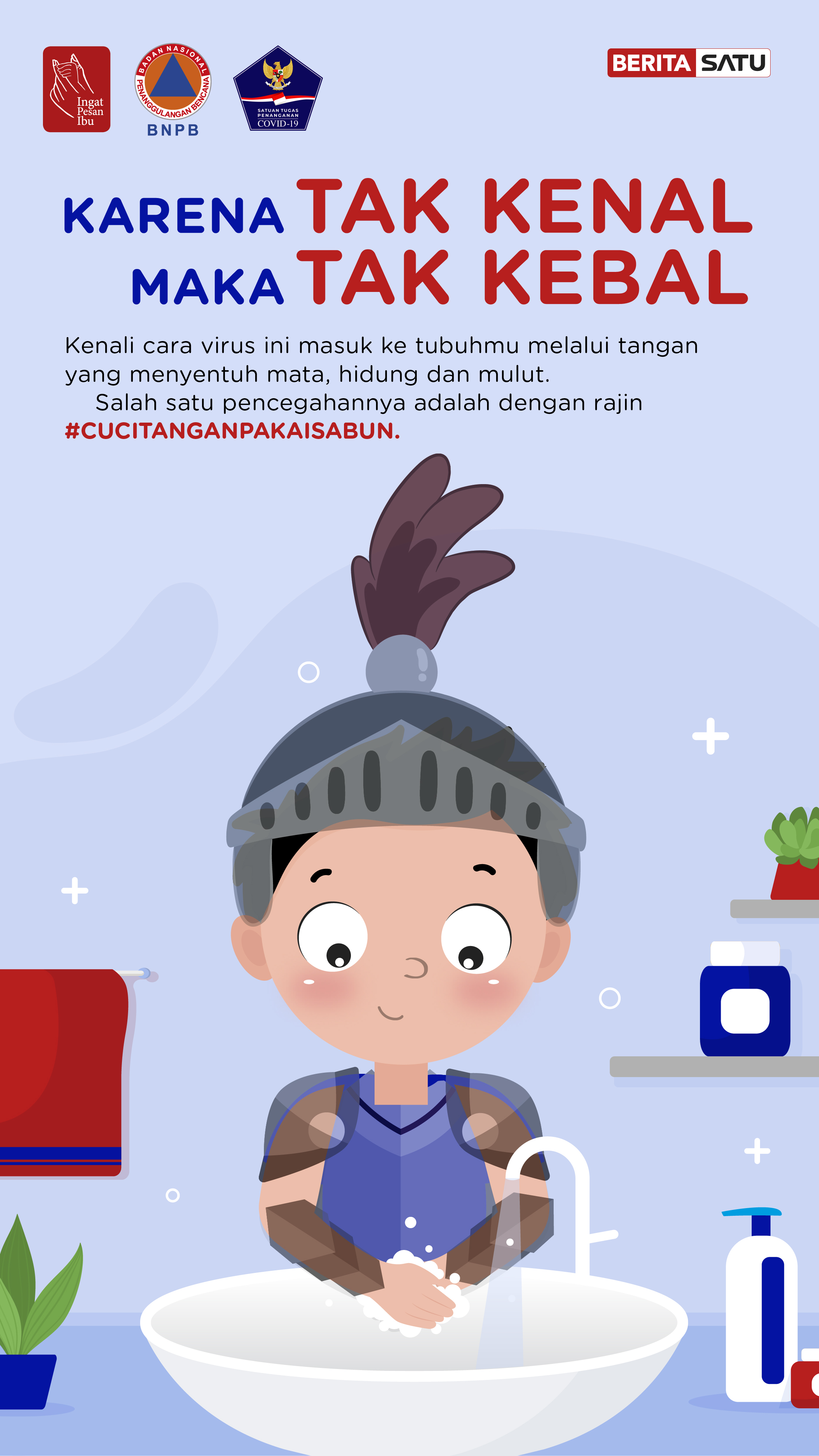 Detail Kartun Cuci Tangan Pakai Sabun Nomer 30