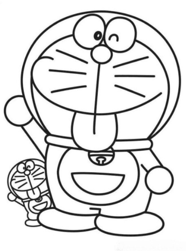 Detail Kartun Doraemon Hitam Putih Nomer 3