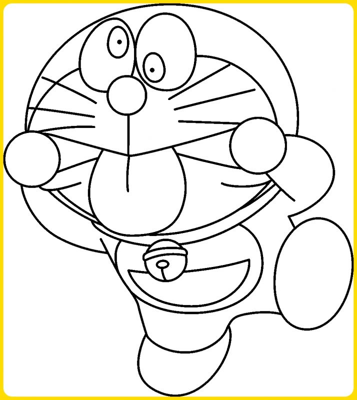 Detail Kartun Doraemon Hitam Putih Nomer 29